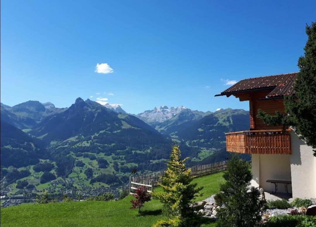 Panorama Chalet Montafon Villa Bartholomaeberg Exterior photo